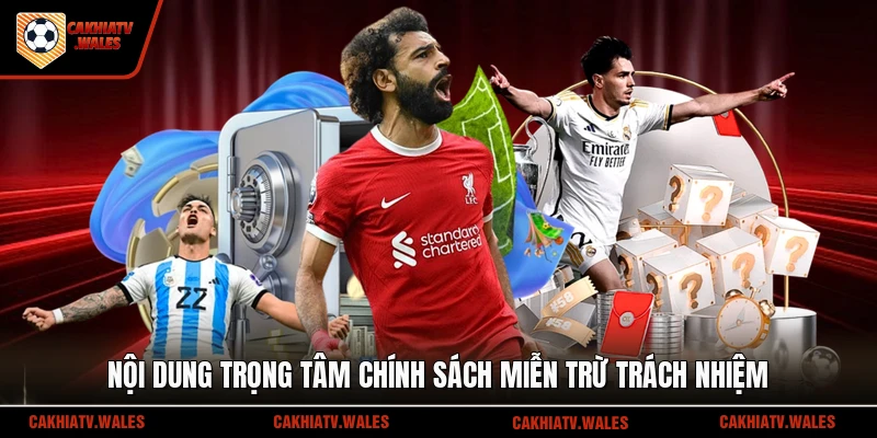 Nội dung trọng tâm chính sách miễn trừ trách nhiệm